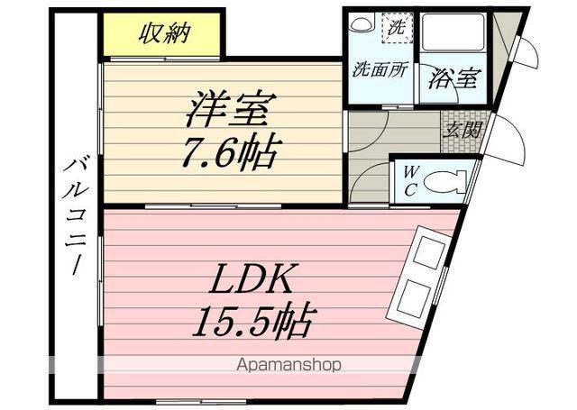 第3ヴィラ柳町 2階階 間取り