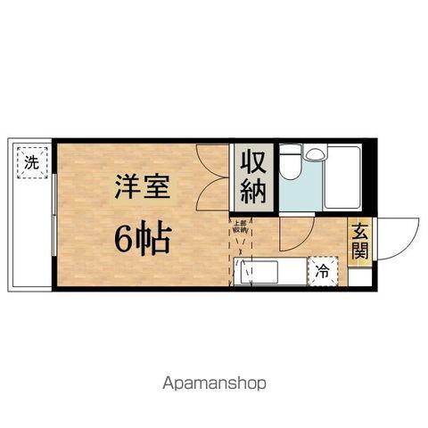 グランドール・堀口1 2階階 間取り