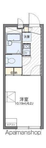 レオパレスユイカーナ(1K/1階)の間取り写真