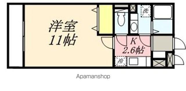 ガーデンヴィラ豊田(1K/2階)の間取り写真