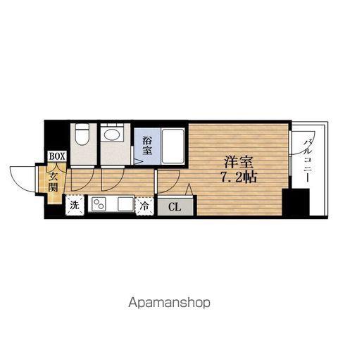 PRESSANCE大国町アドロッソ(1K/8階)の間取り写真