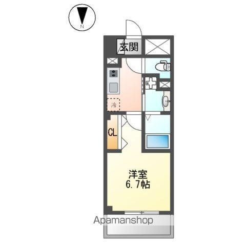 T CLEF (1K/2階)の間取り写真