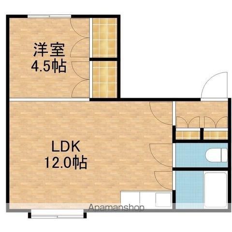 コテ-ジ南郷通(1LDK/2階)の間取り写真