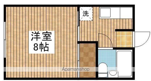 コーポチェリー(1K/2階)の間取り写真