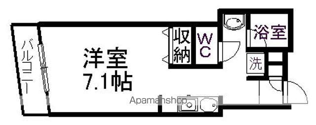 ファインアベニュー(1K/3階)の間取り写真