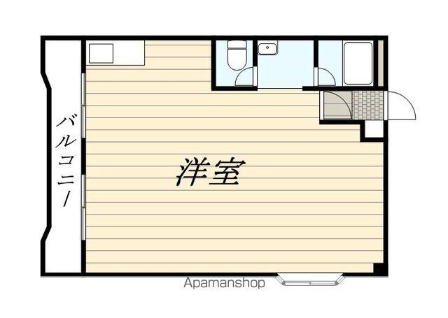 栗木第2ビル(ワンルーム/5階)の間取り写真