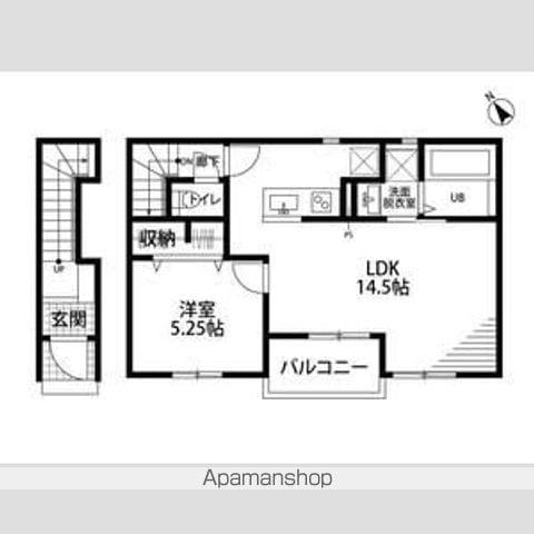 リーブルファイン則武Ⅱ(1LDK/2階)の間取り写真