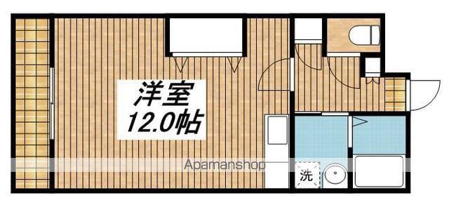 アパートメントFUSSAGE(ワンルーム/2階)の間取り写真