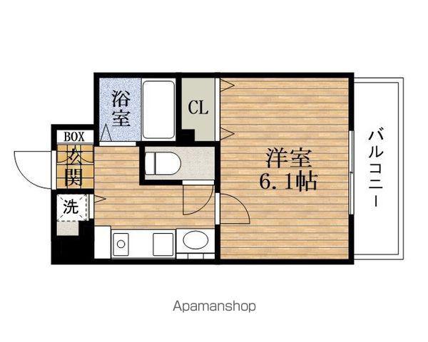 PRESSANCE 難波 OCAT前(1K/5階)の間取り写真