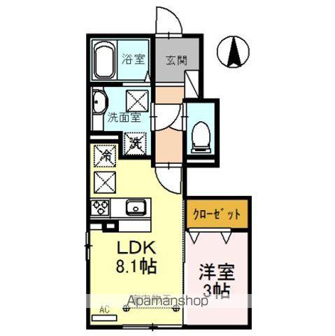 REIWA DREAM(1LDK/1階)の間取り写真