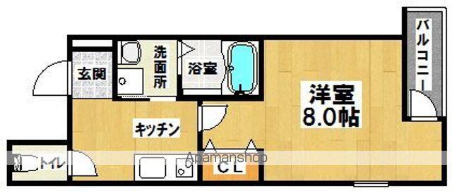 フジパレス我孫子前Ⅰ番館(1K/2階)の間取り写真