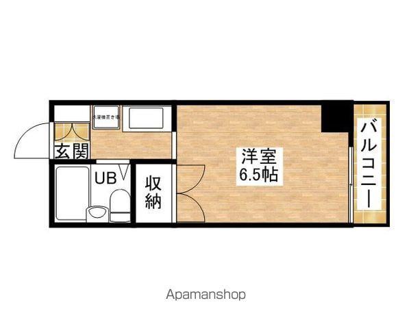 マンショングレース(1K/5階)の間取り写真