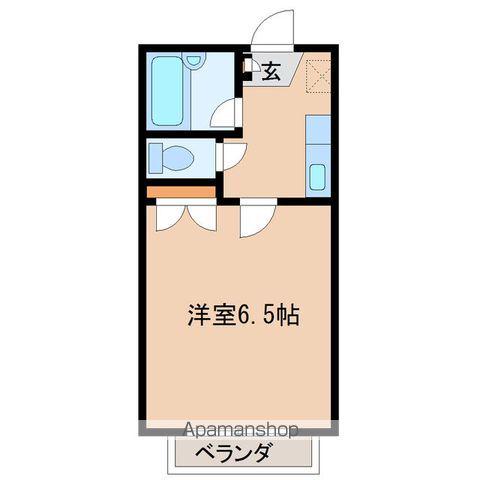 ロイヤルメゾンI(1K/2階)の間取り写真