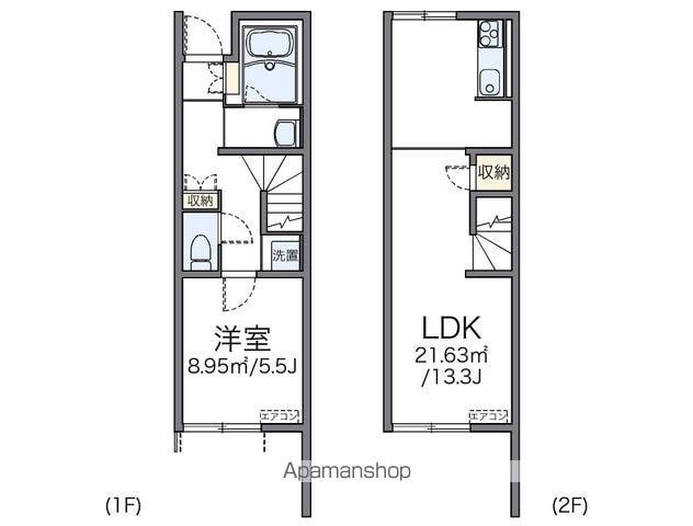 レオネクストメゾンコルデ(1LDK/1階)の間取り写真