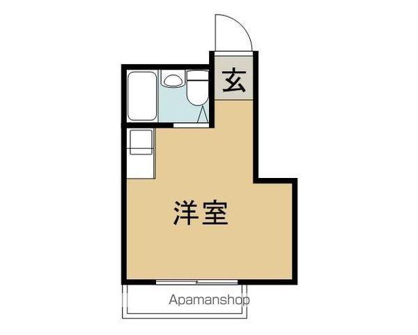 ツインズフラット(ワンルーム/3階)の間取り写真