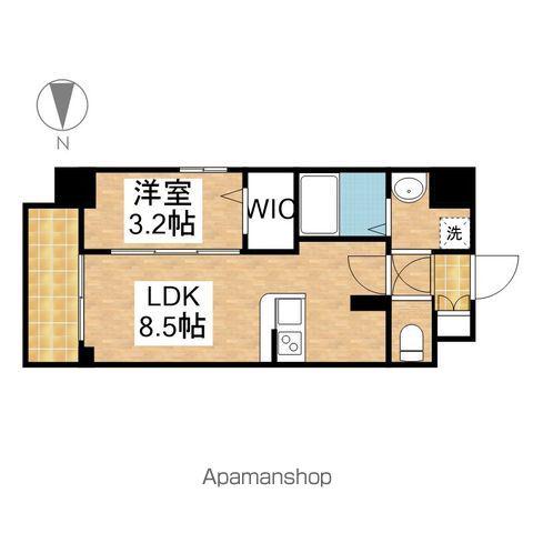 ファステート栄セントラル(1LDK/11階)の間取り写真