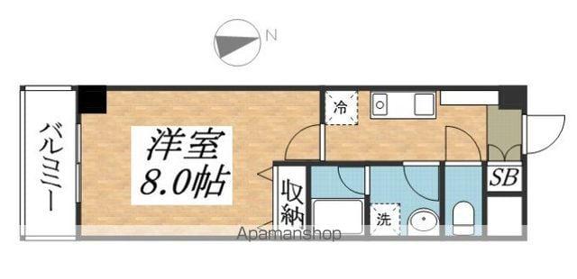オーチャードヒル 5階階 間取り
