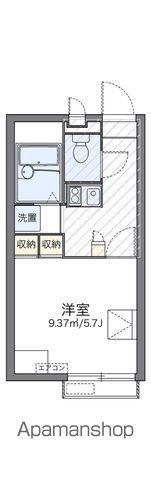 レオパレス岩井(1K/2階)の間取り写真