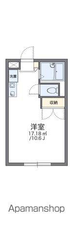 レオパレス鈴蘭(1K/1階)の間取り写真