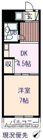 マイハイツ寿(1K/2階)の間取り写真