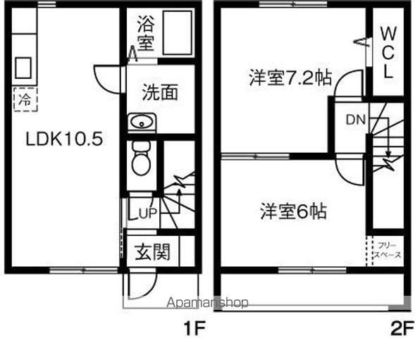 ＯＡＫ　ＨＩＬＬＳ(2LDK)の間取り写真