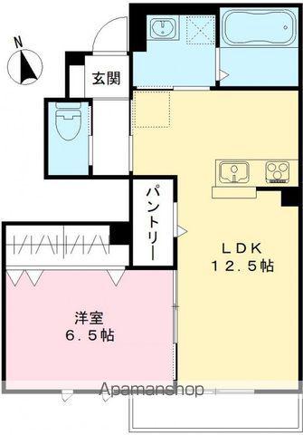 ソレイユ・ル・バン清水(1LDK/1階)の間取り写真