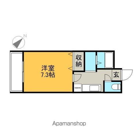 アヴニールハイム(1K/2階)の間取り写真