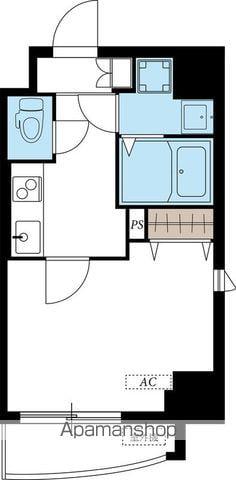リブリFIRST(1K/4階)の間取り写真