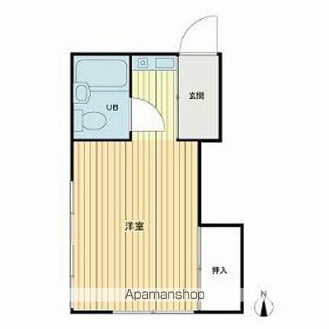 コーポめぐ(ワンルーム/1階)の間取り写真