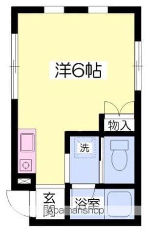 スーベニール春日(ワンルーム/1階)の間取り写真