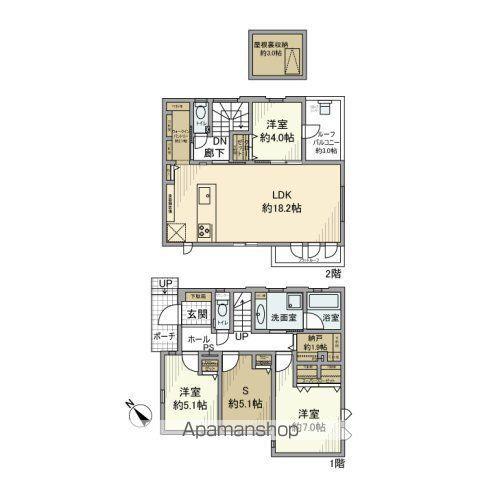 小田急電鉄小田原線 経堂駅 徒歩16分 2階建 築1年