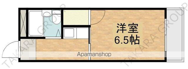 大宝菱屋西ロイヤルハイツ(1K/1階)の間取り写真
