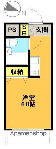 菱和パレス世田谷代田(ワンルーム/2階)の間取り写真