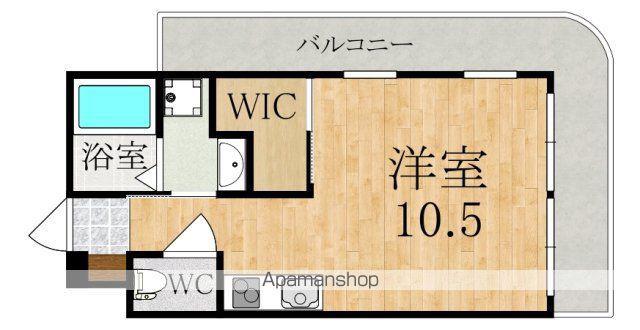 結充IMMEUBLE B館(ワンルーム/3階)の間取り写真