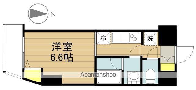 ラグゼナ戸田公園(1K/3階)の間取り写真