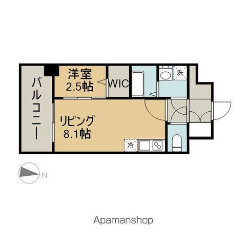 エスリード鶴舞グランパークス(1LDK/12階)の間取り写真