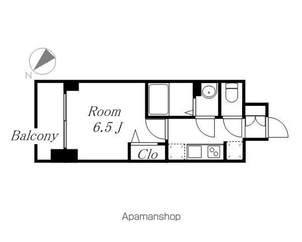 プレサンス鶴舞ファースト(1K/11階)の間取り写真
