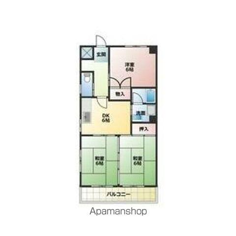 STビル(3DK/5階)の間取り写真