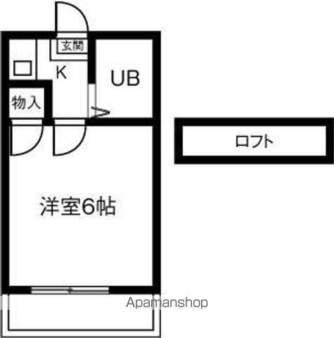 MINISTAY岩倉(1K/1階)の間取り写真