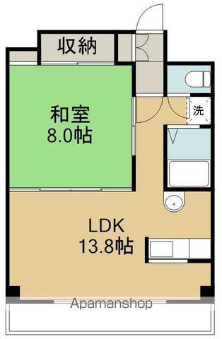 渡幸ベルメゾン高砂(1LDK/5階)の間取り写真