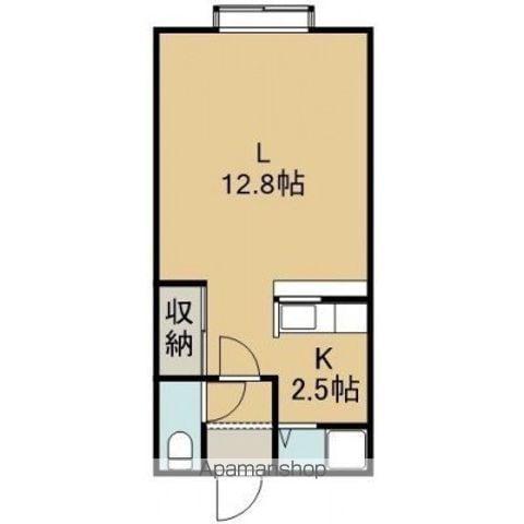 アネックス信栄(ワンルーム/1階)の間取り写真