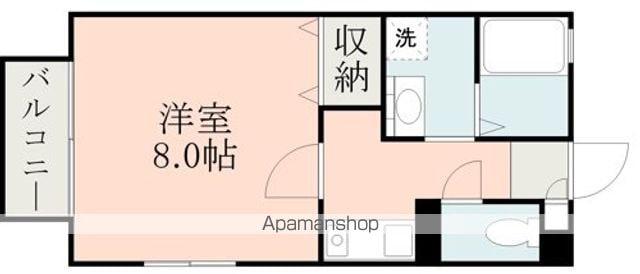 コンフォール下南部(1K/1階)の間取り写真