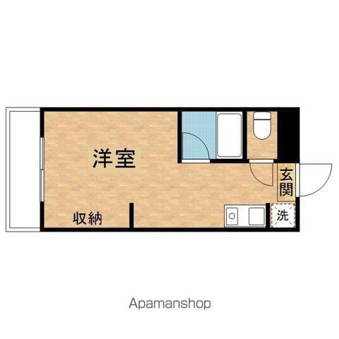 レン永山(ワンルーム/2階)の間取り写真