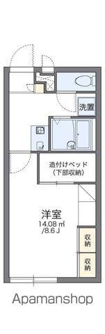 レオパレスコンフォール(1K/2階)の間取り写真