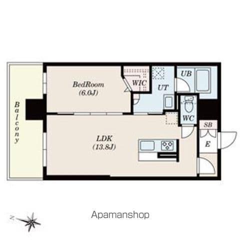 COH RESIDENCE 札幌(1LDK/8階)の間取り写真