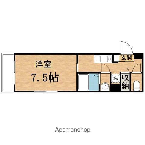 リヴェールイノウエ(1K/6階)の間取り写真