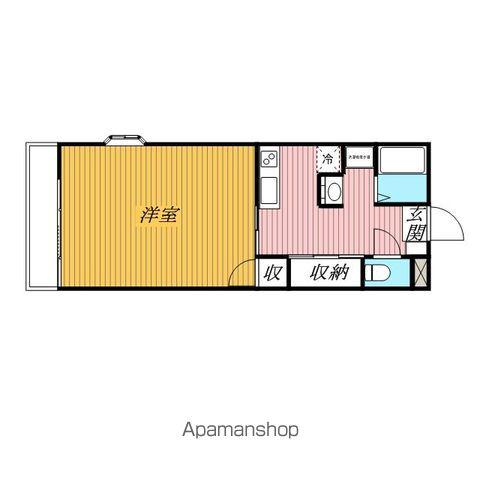 アイエービル(1K/1階)の間取り写真