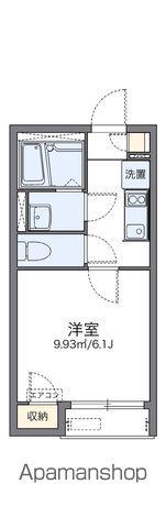 レオネクストアメニティささきの(1K/1階)の間取り写真