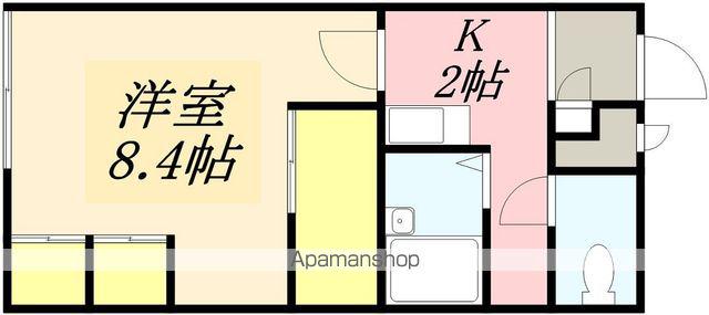 エマ ジュード(1K/2階)の間取り写真