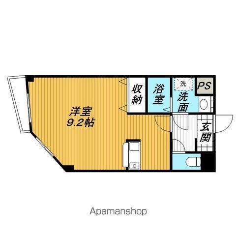 ソル・エスパシオ本千葉(1K/2階)の間取り写真